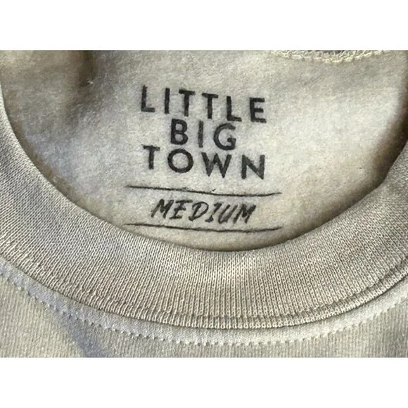 Little Big Town Canada Tour Cream Sweatshirt Medium - Picture 6 of 9